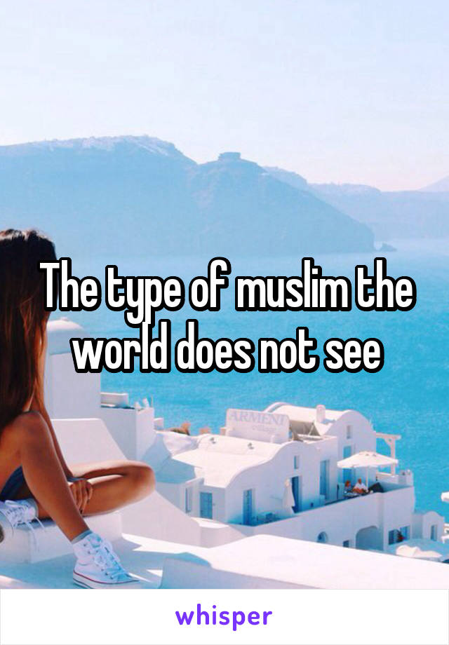 The type of muslim the world does not see