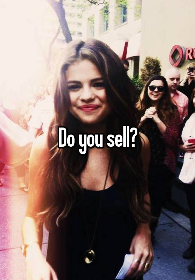 do-you-sell