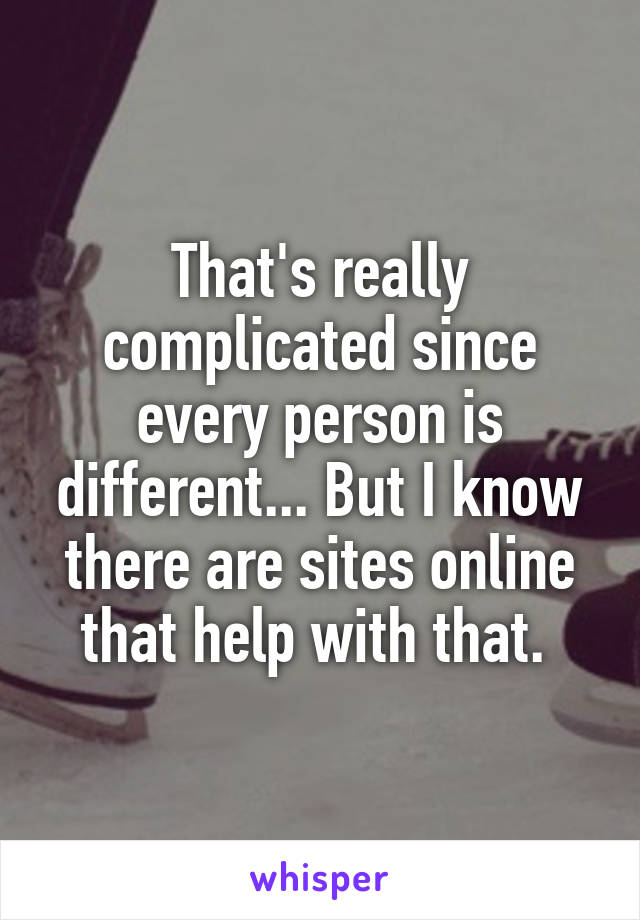 That's really complicated since every person is different... But I know there are sites online that help with that. 