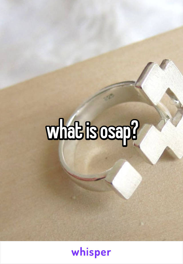 what is osap?