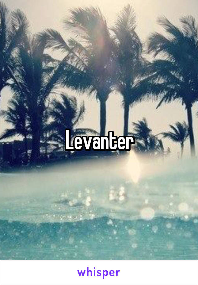 Levanter