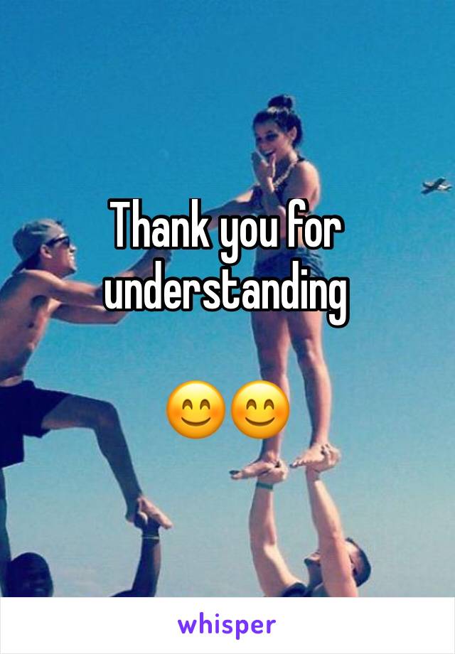 Thank you for understanding

😊😊