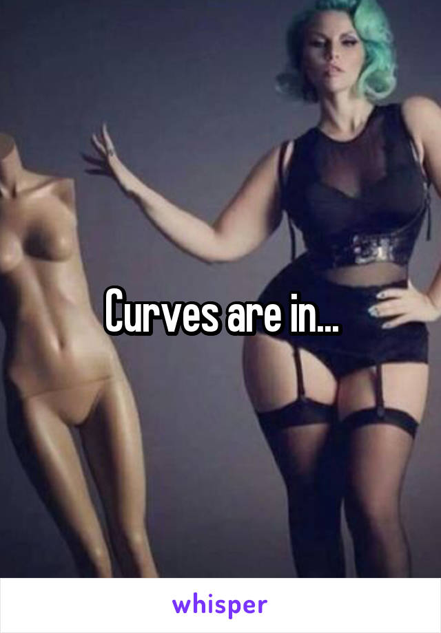 Curves are in...