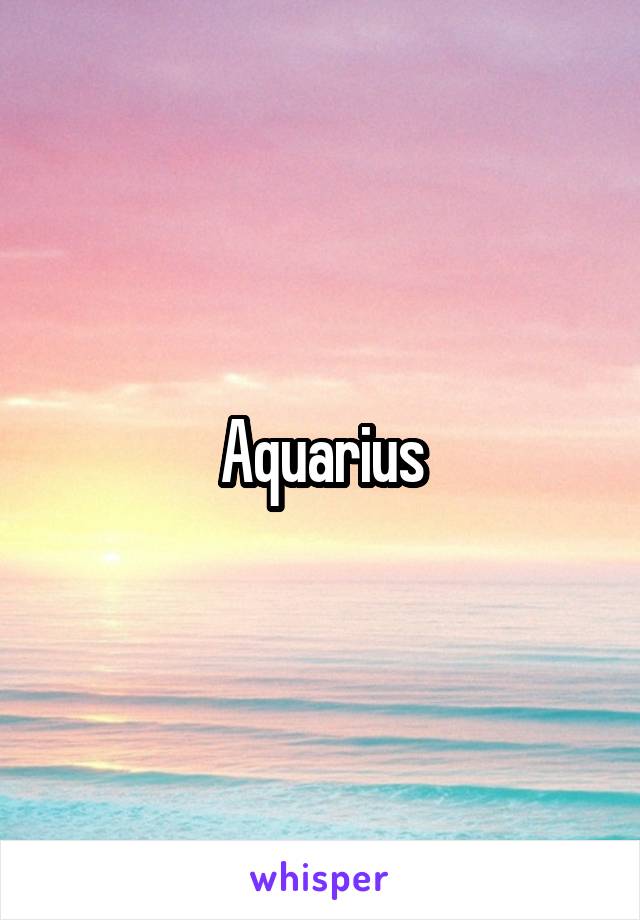 Aquarius