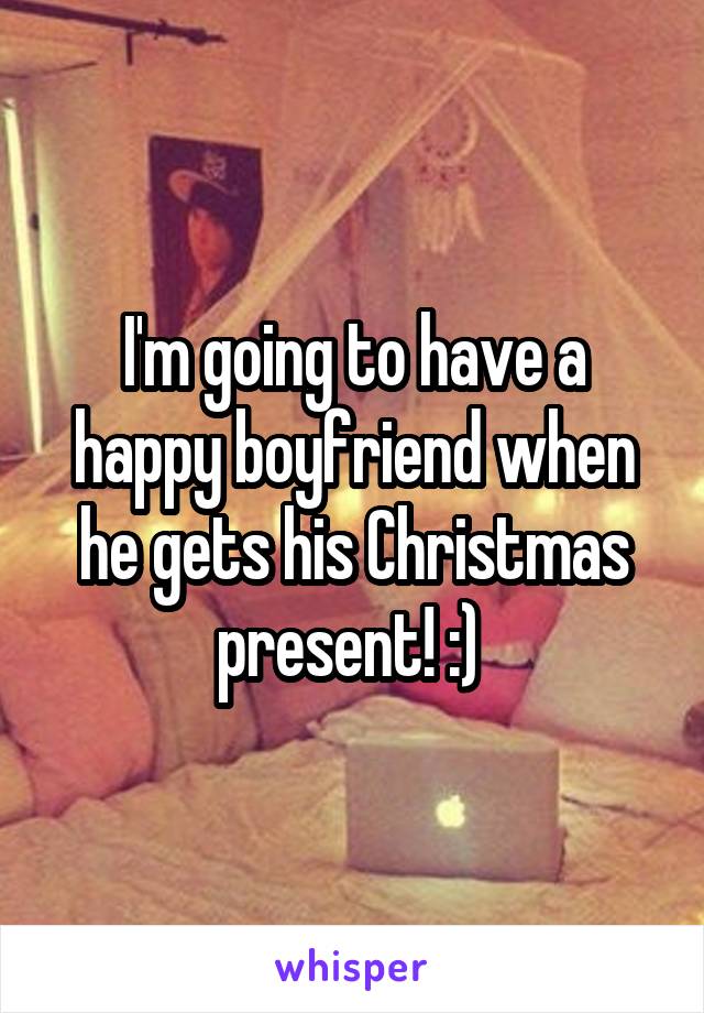 I'm going to have a happy boyfriend when he gets his Christmas present! :) 