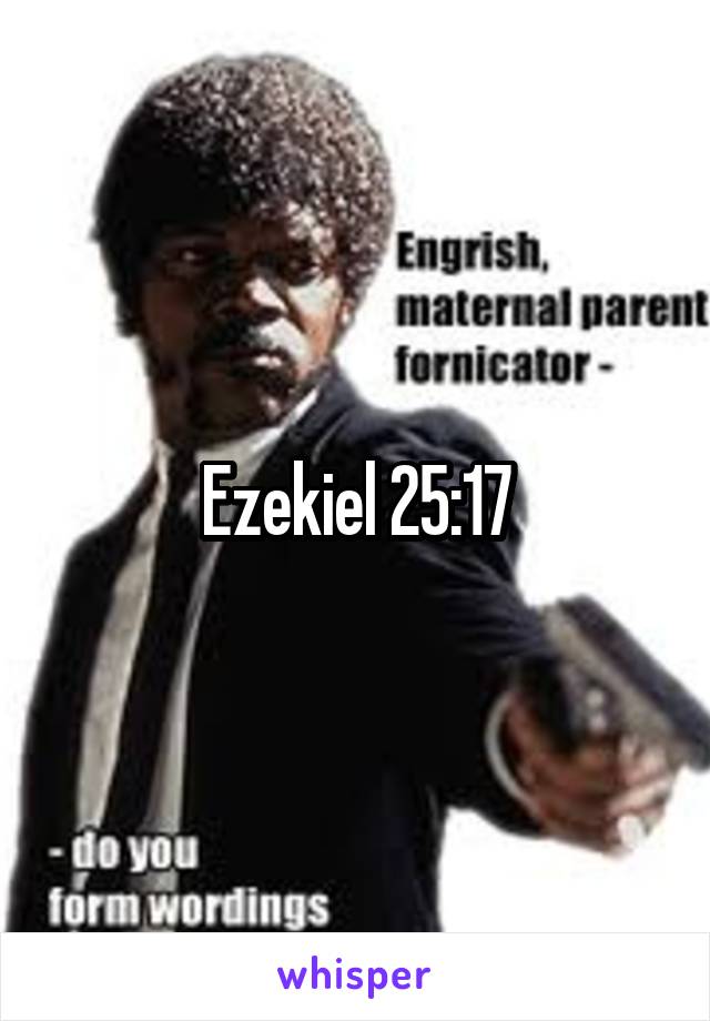 Ezekiel 25:17