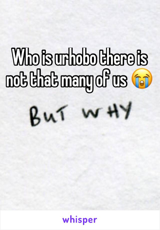 Who is urhobo there is not that many of us 😭