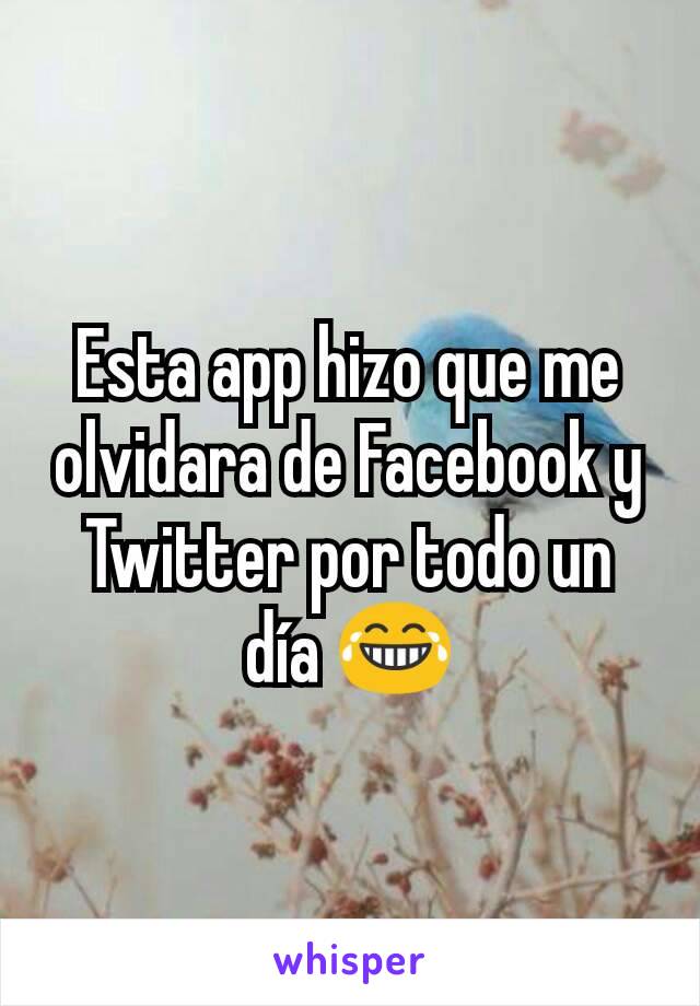 Esta app hizo que me olvidara de Facebook y Twitter por todo un día 😂