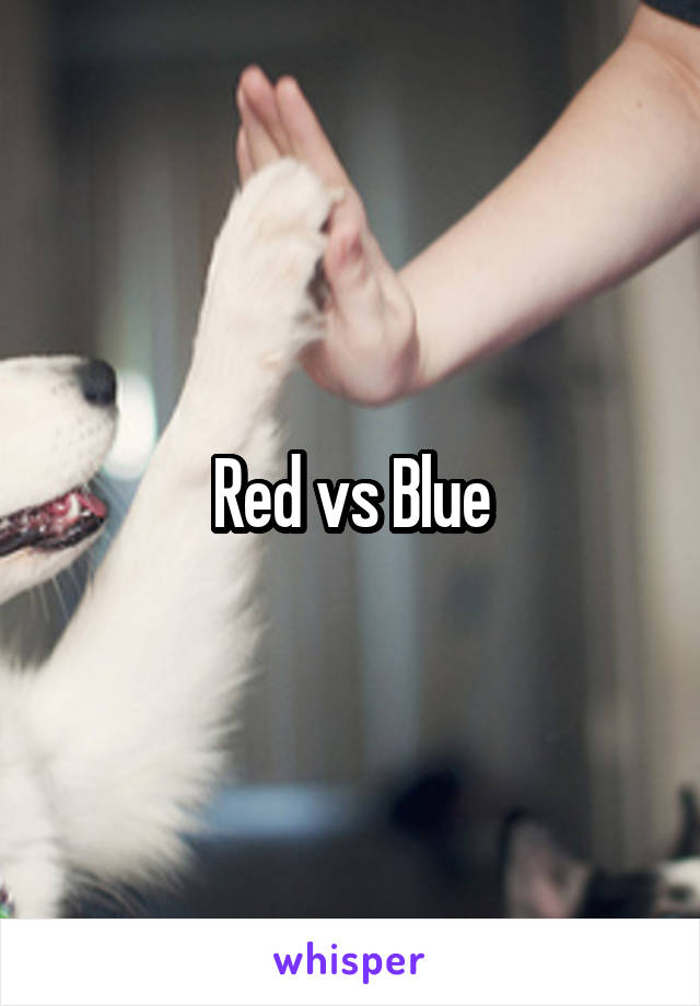 Red vs Blue