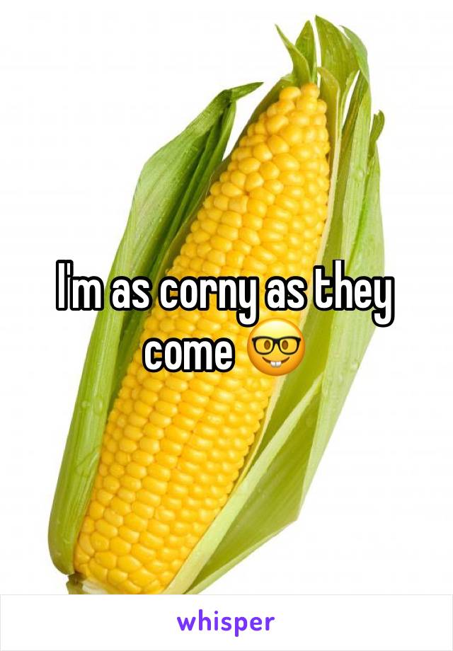 I'm as corny as they come 🤓