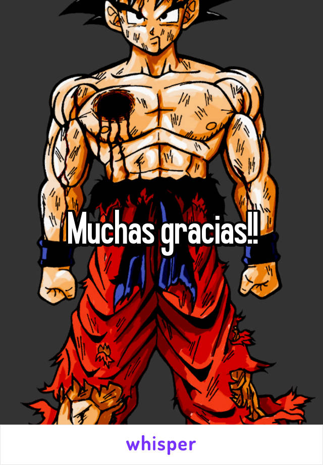 Muchas gracias!!