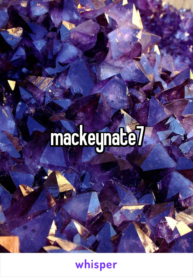 mackeynate7