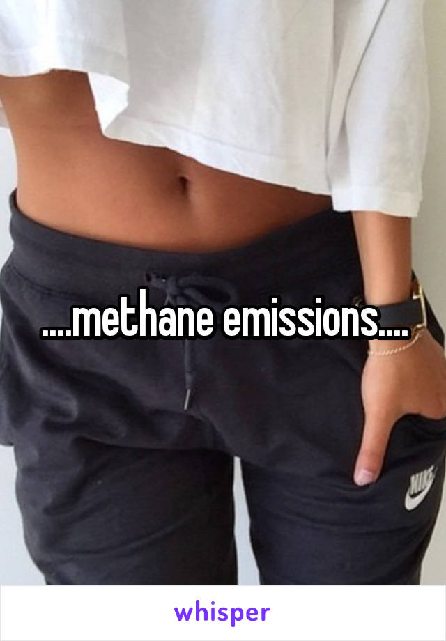 ....methane emissions....
