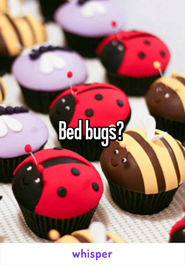 Bed bugs? 