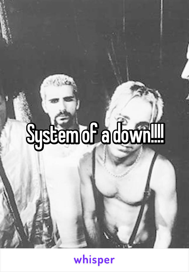 System of a down!!!!