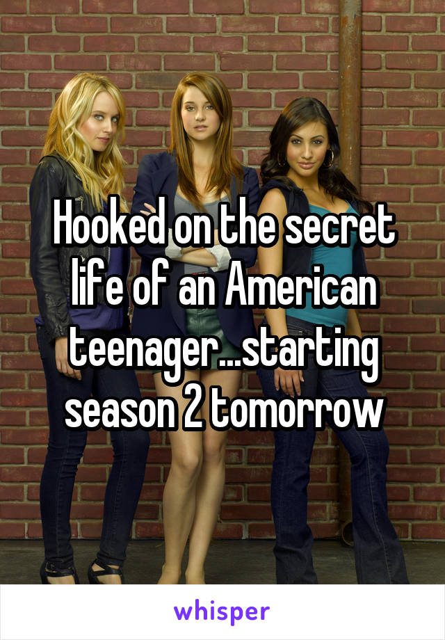 Hooked on the secret life of an American teenager...starting season 2 tomorrow