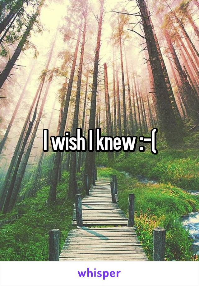 I wish I knew :-(