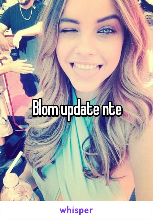 Blom update nte