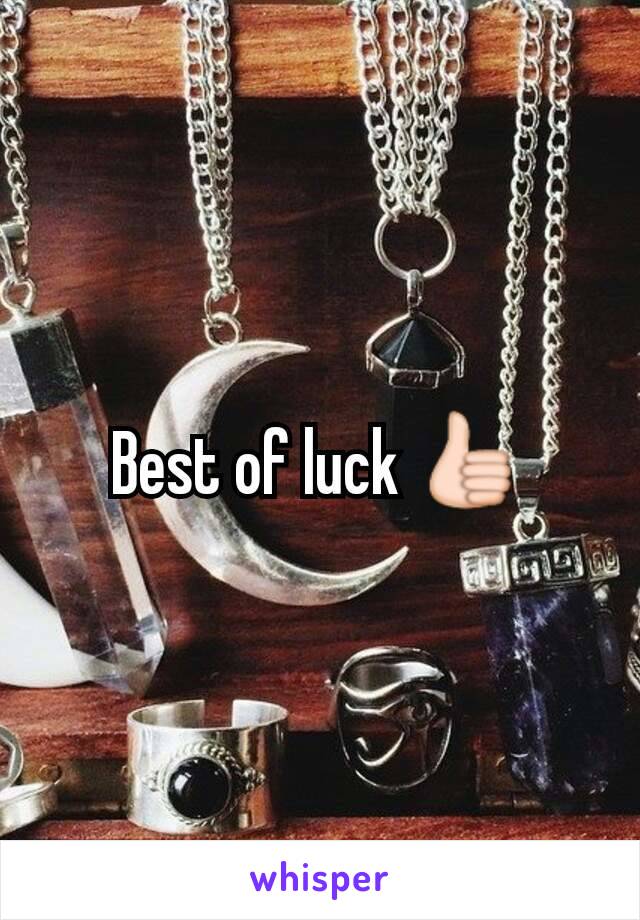 Best of luck 👍