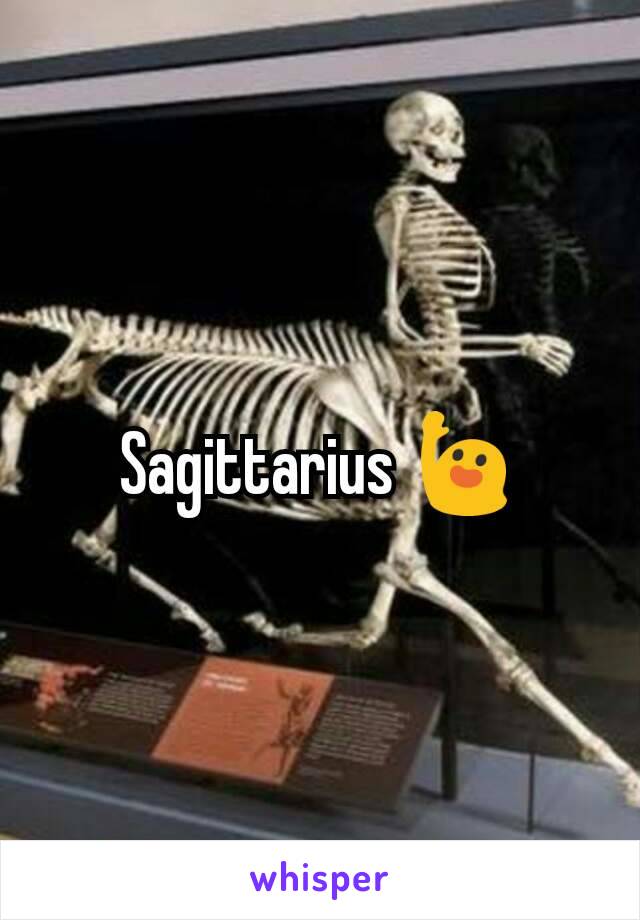 Sagittarius 🙋