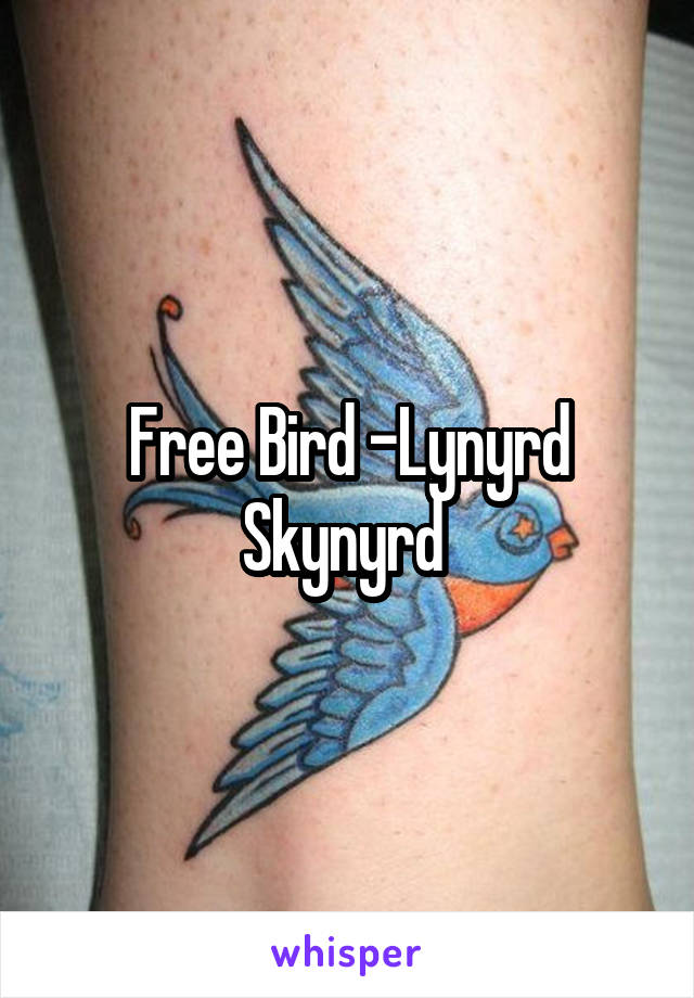 Free Bird -Lynyrd Skynyrd 