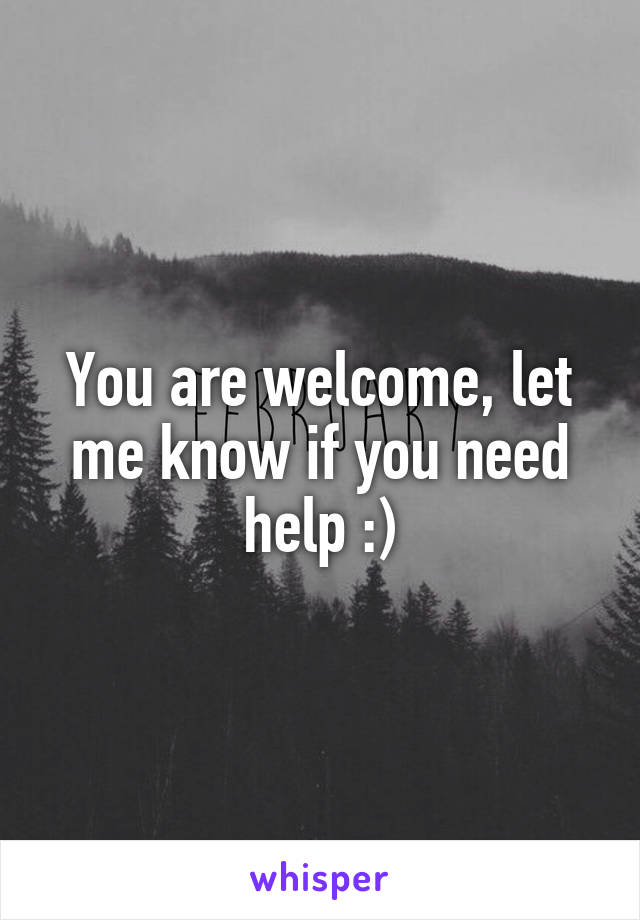 You are welcome, let me know if you need help :)