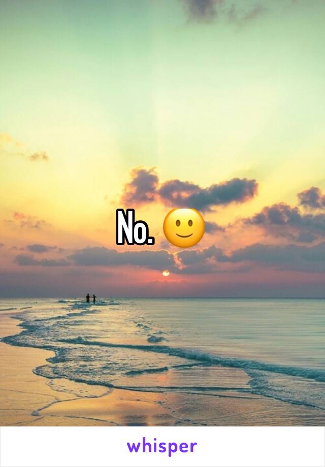 No. 🙂