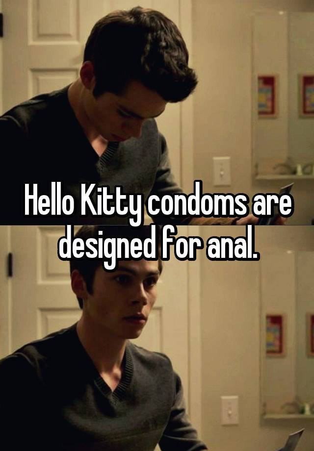 Hello Kitty Condoms Are Designed For Anal