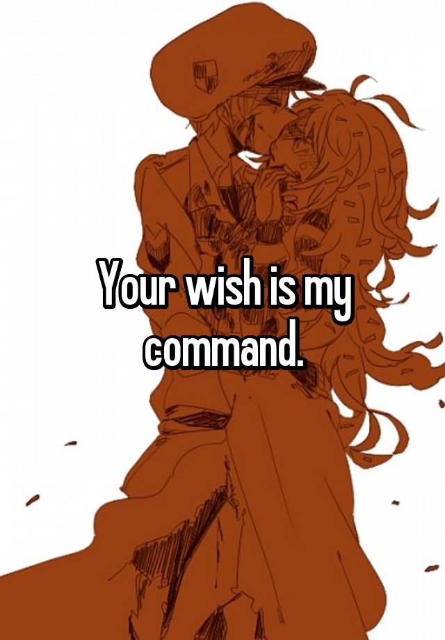 your-wish-is-my-command