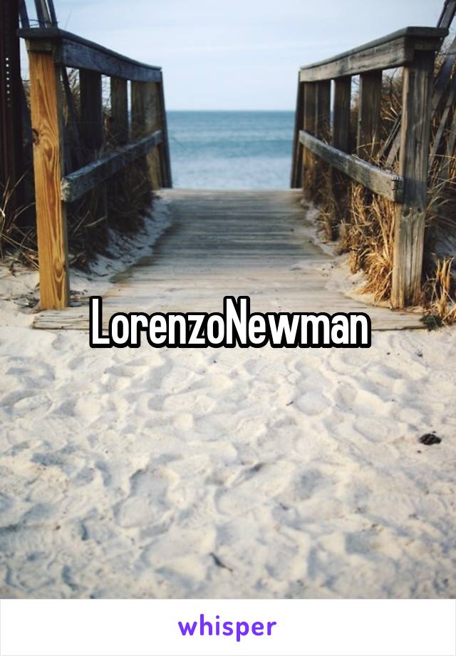 LorenzoNewman
