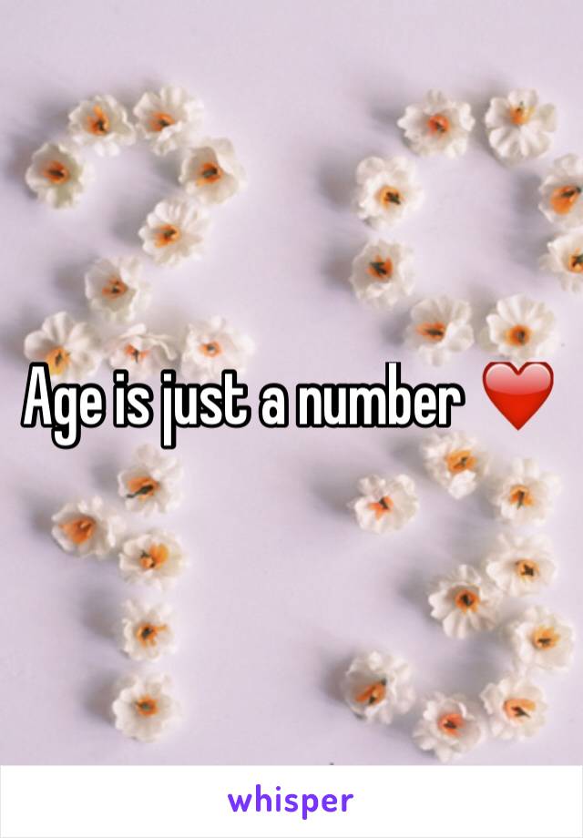 Age is just a number ❤️