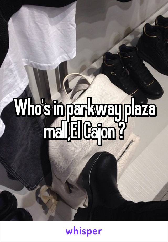 Who's in parkway plaza mall,El Cajon ?