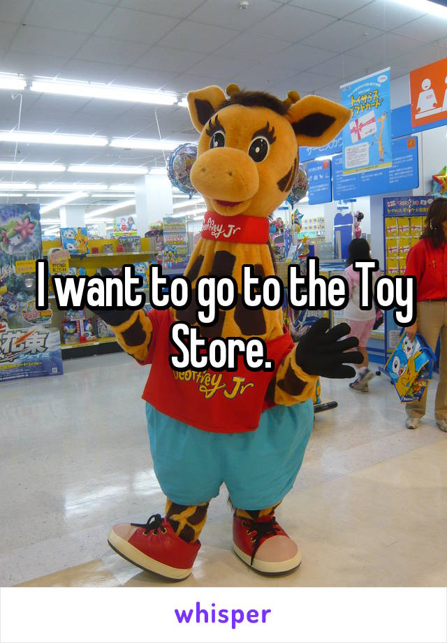 I want to go to the Toy Store. 