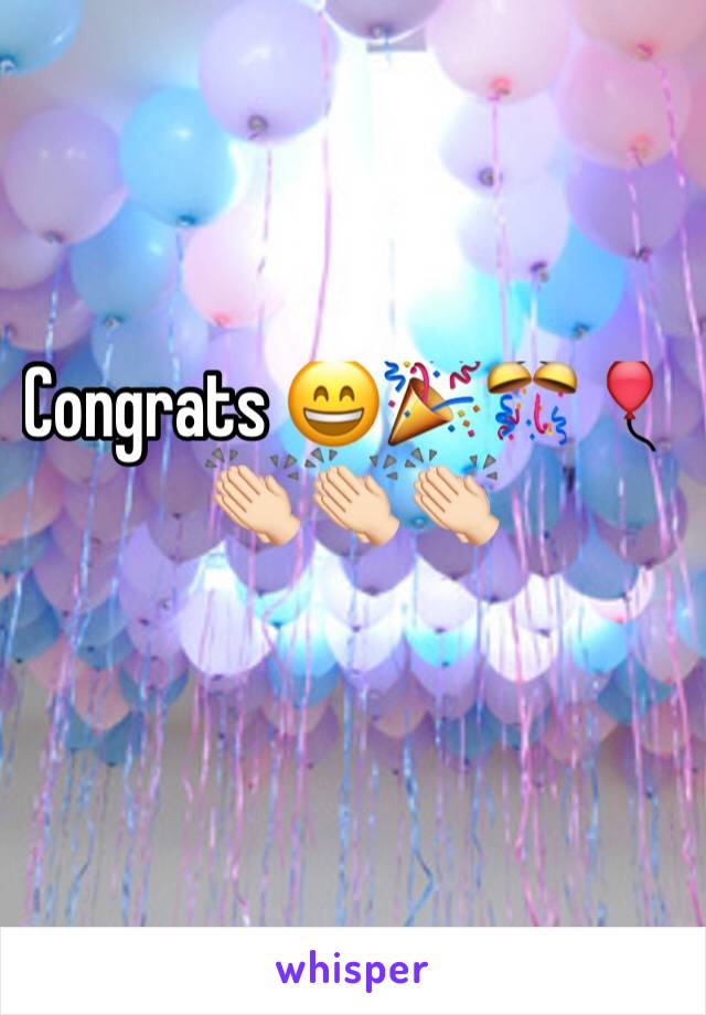 Congrats 😄🎉🎊🎈👏🏻👏🏻👏🏻