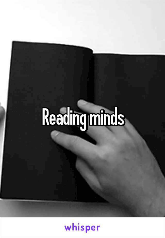 Reading minds