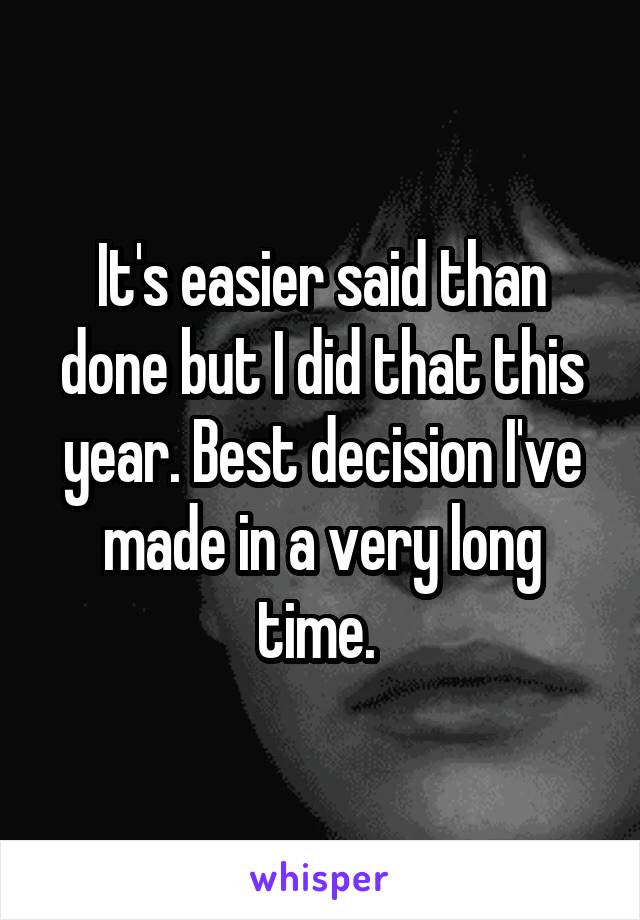 It's easier said than done but I did that this year. Best decision I've made in a very long time. 