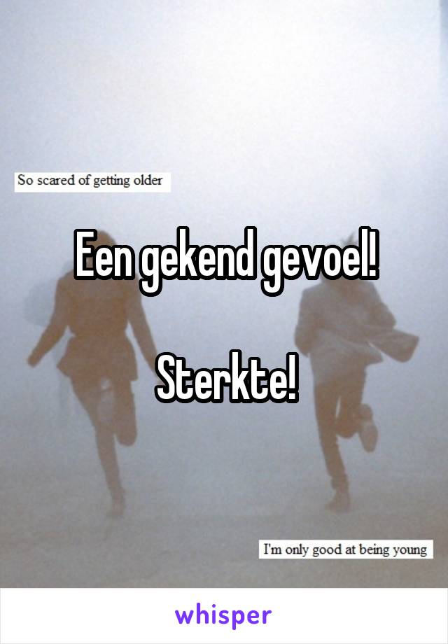 Een gekend gevoel!

Sterkte!