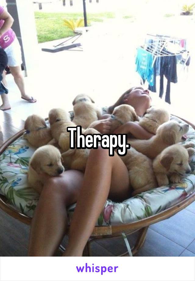 Therapy.