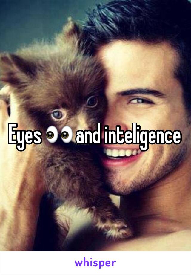 Eyes 👀 and inteligence