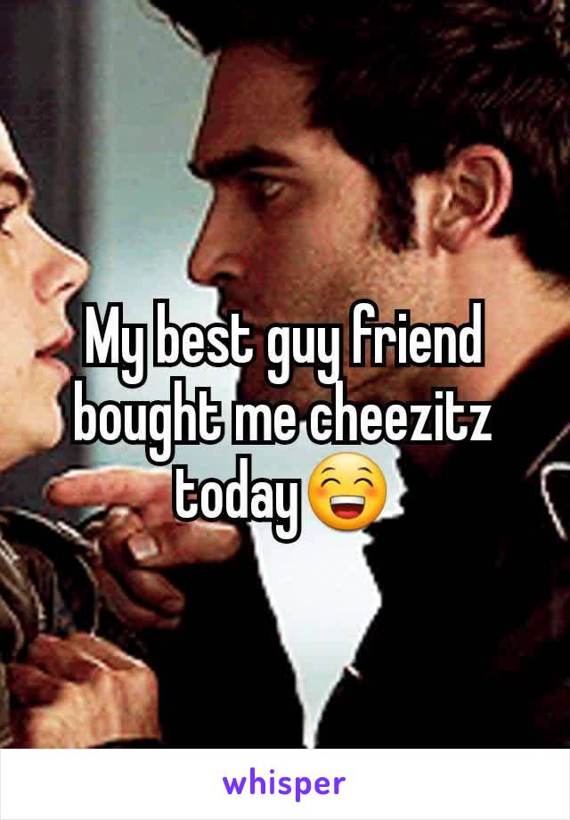 My best guy friend bought me cheezitz today😁