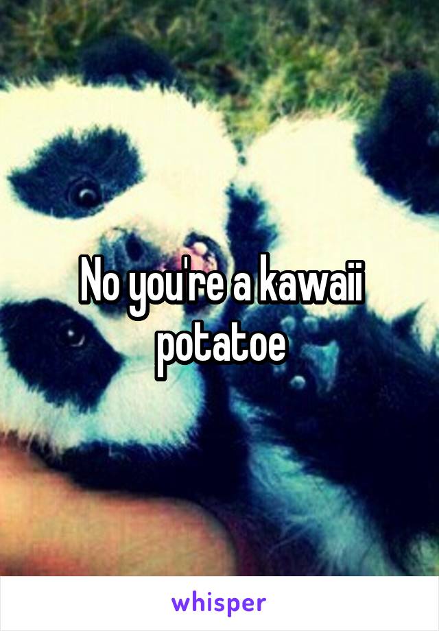 No you're a kawaii potatoe