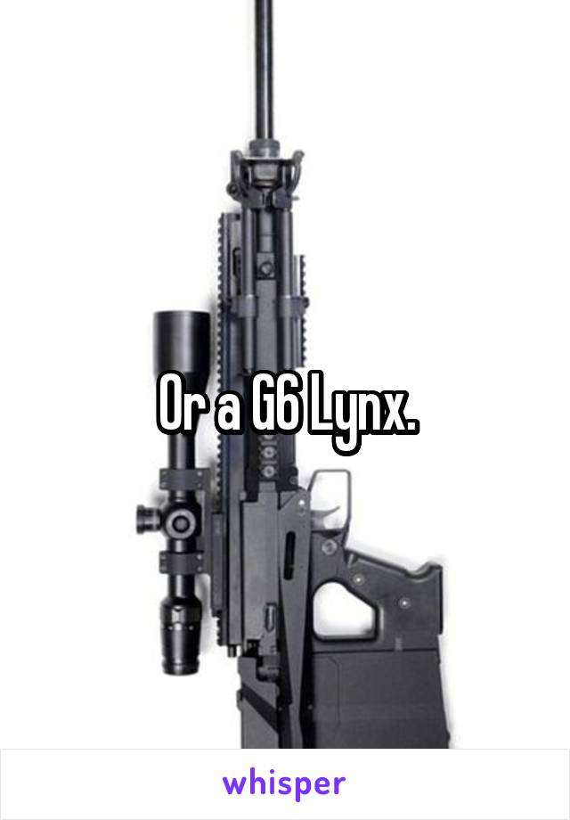 Or a G6 Lynx.