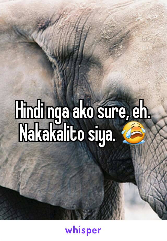 Hindi nga ako sure, eh. Nakakalito siya. 😭