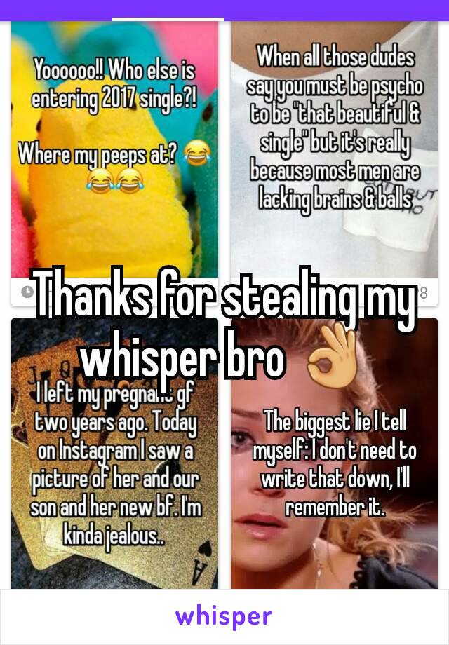 Thanks for stealing my whisper bro 👌