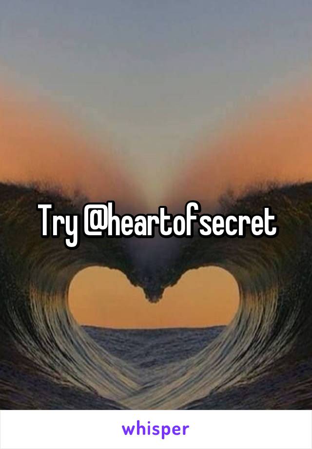 Try @heartofsecret