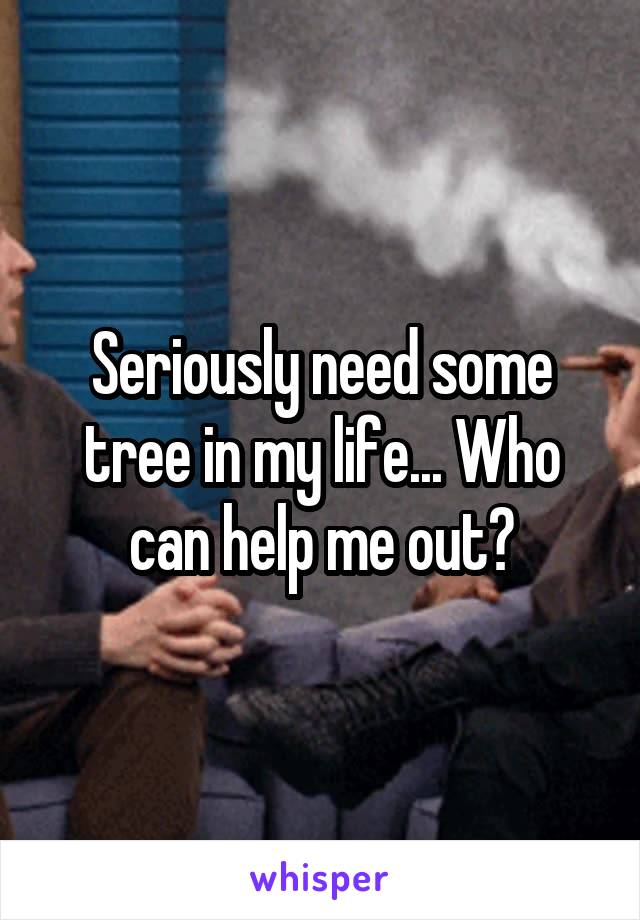 Seriously need some tree in my life... Who can help me out?