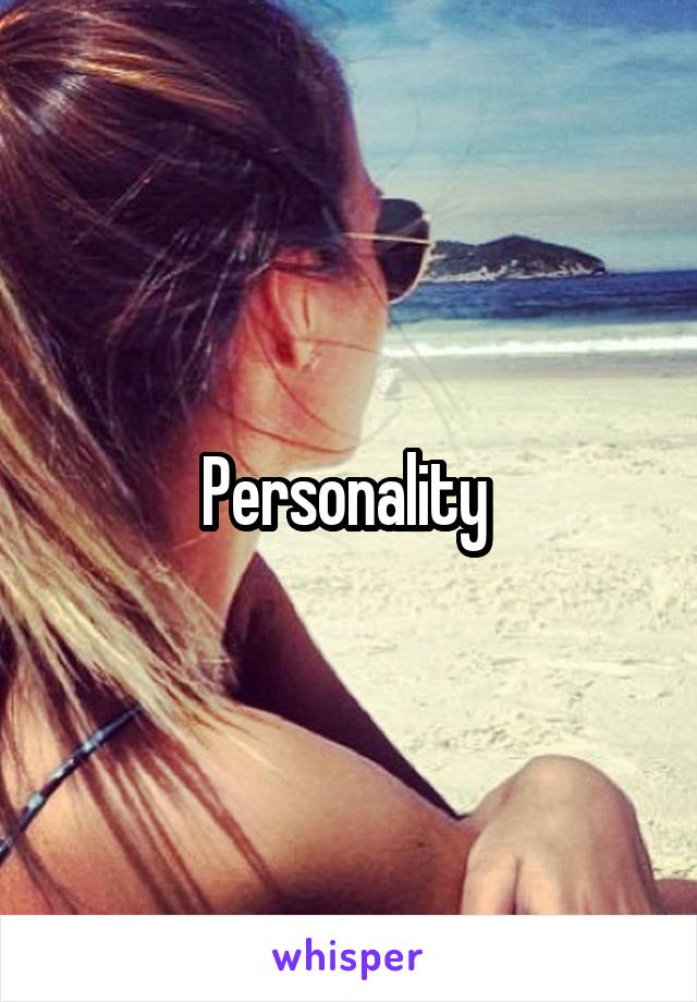 Personality 