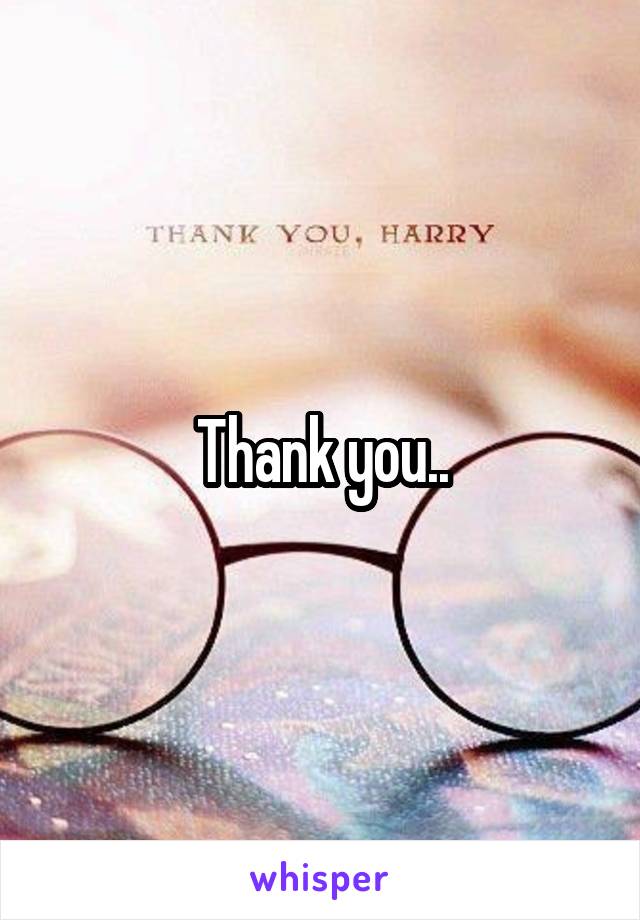 Thank you..