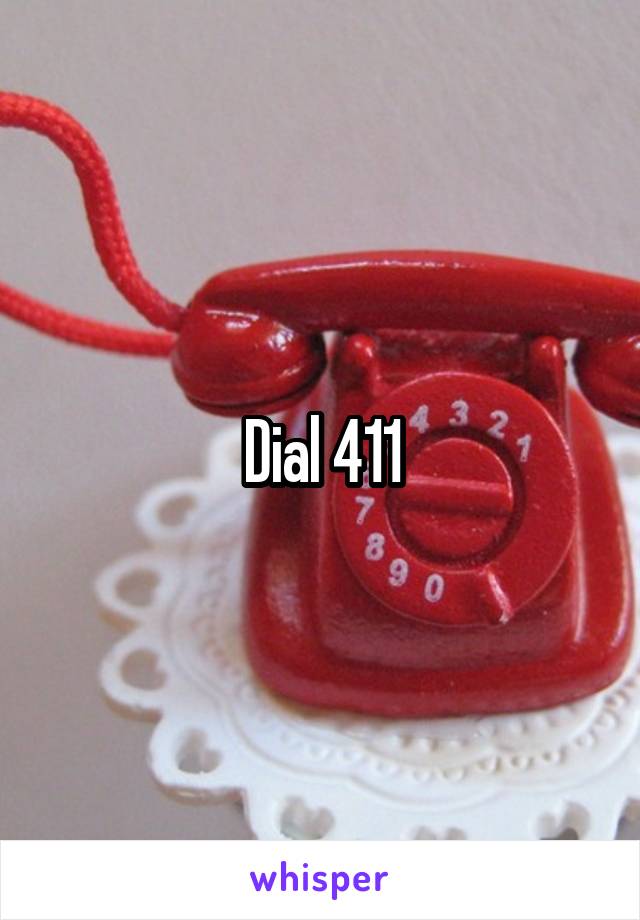 Dial 411