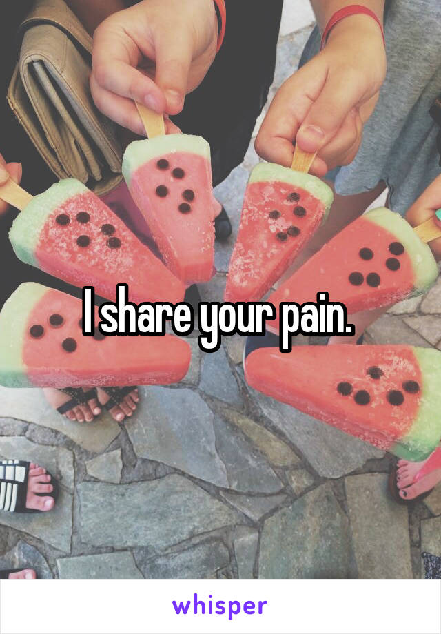 I share your pain. 